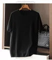 Nukty Korean Superfine Merino Cashmere T-shirt Men Base Layer Merino Shirt Wicking Breathable Short T-shirt Luxury Clothing Big Size