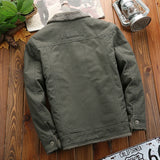 Nukty Thick Down Jacket Top Thick Casual Cotton-padded Men Clothing Men's Cotton Winter Clothes Lapel Warmth Youth Thick Down Jackets