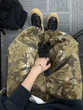 Nukty Snake Animal Print Camouflage Pants for Men Wide Leg Jeans Demin Trousers Male Streetwear  Hip Hop Vintage Casual