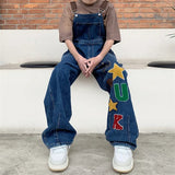 Nukty  Hip Hop Jeans Men Overalls Streetwear Baggy Unisex Y2k Clothes Tooling American Fashion Vintage Denim Trousers Techwear Handsome
