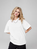 Nukty 280gsm High Qualtity Oversized Heavy T-shirt for Men Short Sleeve Tee Cotton Solid Color Trend Leisure Green White Black