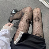 Nukty Love Flower Mesh Kawaii Japanese Girls Lolita Ins Stockings Cute White Pantyhose Spring Summer Ultra-thin Transparent Hosiery