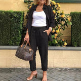 Nukty Cotton Linen Set Women Spring Summer Loose Oversize Long Sleeve Shirt Long Pants 2 Piece Sets Casual Office Ladies Trousers Suit