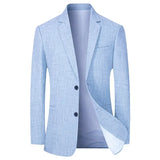 Nukty WELL DRESSED MEN Men Thin Suit Blazers Jackets Business Casual Suit Designer Coats New Spring Summer Formal Wear Slim Fit Blazers Jackets Size 4X
