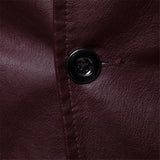 Nukty Plus Size 5XL 6XL PU Jacket Men Solid Color Leather Coat Jacket Casual Motorcycle Biker Coat Leather Jackets Male Big Size 6XL