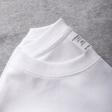 Nukty 280gsm High Qualtity Oversized Heavy T-shirt for Men Short Sleeve Tee Cotton Solid Color Trend Leisure Green White Black