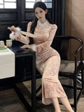 Nukty Elegant Velvet Womens Dresses Fashion New Chinese Style Bodycon Evening Party Dress Female Clothing Slim Vestidos Chic Robe New