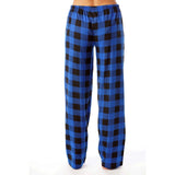 Nukty Women Christmas Pajama pants Autumn Winter Plaid Printed Pants Fashion Casual Wide Leg Pants Clothing Streetwear