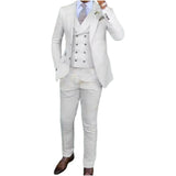Nukty prom outfits for guys Men's Slim-fit Three-piece Suit，Three-piece Set of Vest, Blazer and Trousersï¼?Ideal for Weddings, Business and Formal Occasions
