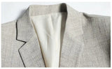 Nukty WELL DRESSED MEN Men Thin Suit Blazers Jackets Business Casual Suit Designer Coats New Spring Summer Formal Wear Slim Fit Blazers Jackets Size 4X
