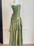 Nukty Elegant Spaghetti Straps Ruffles Graduation Party Dress Slim Waist Women Wedding Bridesmaid Dresses Festival Formal Clothes 2025