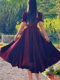 Nukty Elegant Evening Party Dress for Women Summer Prom Robe Vestidos Korean A-line Princess Romantic Graduation Dresses
