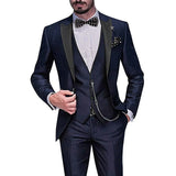 Nukty prom outfits for guys Teal Green Suit for Men，full Man Suitï¼? Pieces Blazer Vest and Pants Set，men's Suit for Wedding ，daily Life，business，party