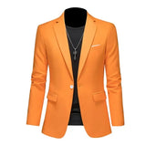 Nukty High Quality Business Slim Fit Single Buttons Suits Jacket Men Slim Fit Casual Fashion Wedding Groom Tuxedo Blazer Coats 6XL-M