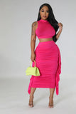 Nukty Two Piece Set for Women Sets Women 2 Piece Summer 2 Pieces Outfits Birthday Outfit Woman Tops Skirts Wholesale Clothes