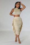 Nukty 2piece set for women sets women 2 piece summer 2 pieces outfits birthday outfit woman tops skirts wholesale clothes