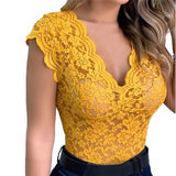 Nukty outfit ideas Women Tops Summer Sexy Lace Crochet Cardigan Casual Solid Color Trend Lace Hollow Out Top For Ladies