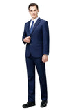 Nukty Suit S-8XL (Blazer+ Trousers) Men's Fashion Business Plus Size Gentleman's Casual Shirt for Work Slim-fit Wedding Formal Suit