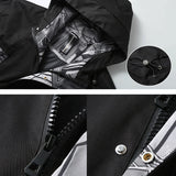 Nukty Plus Size 10XL 11XL Jacket Men Hip Hop Streetwear Patchwork Jacket Coat Male Hooded Jackets Big Size 10XL 11XL