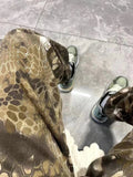 Nukty Snake Animal Print Camouflage Pants for Men Wide Leg Jeans Demin Trousers Male Streetwear  Hip Hop Vintage Casual