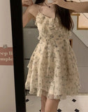 Nukty DRESS TO IMPRESS Sweet Dresses for Women Fashion Floral Korean Summer Robe Femme Temperament Chiffon A-line Dress 2024 Vestidos De Mujer
