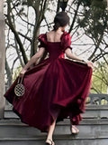 Nukty Elegant Evening Party Dress for Women Summer Prom Robe Vestidos Korean A-line Princess Romantic Graduation Dresses