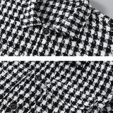 Nukty Plaid Jacket Men Plus Size 10XL Jackets Coat Spring Autumn Fashion Casual Black White Plaid Coats Male Big Size 10XL