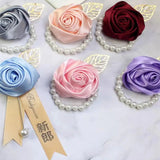 Nukty Bridesmaid Wrist Flower Bride sisters Chest Flower Hand Flower Advanced Wedding Series Super Fairy Korean Pearl Bracelet Flower