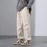 Nukty Parachute Pants for Men's Summer Slim American Loose Fitting Straight Tube Workwear Casual Pants