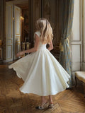 Nukty Fashion Backless O-neck A-line Dress For Women Elegant Short Sleeve High Waist Maxi Dresses New Street Vocation Robes
