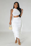 Nukty 2piece set for women sets women 2 piece summer 2 pieces outfits birthday outfit woman tops skirts wholesale clothes