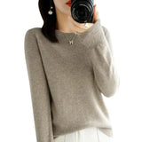 Nukty Women Sweater Spring Autumn Long Sleeve O-neck Pullovers Warm Bottoming Shirts Korean Fashion Sweater Knitwear Soft Jumpers