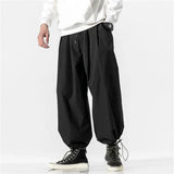 Spring Men Loose Harem Pants Japanese Wide Leg Pants High Quality Casual Brand Sweatpants Ankle-banded Hip Hop Drawstring Pants