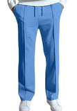 Nukty Spring/Summer Hot Selling Men's Fashionable Casual Solid Color Pants Loose Tight Cord Straight Pants