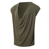 Nukty New Summer Men's Skinny Gym Tank Tops Leisure Popular Sleeveless Sportwear Fashion Loose Solid Color Bodybuilding Vest S-2XL