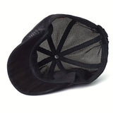Nukty Summer Mesh Newsboy caps Breathable Casual Outdoor Retro Beret Hats Octagonal hat Fashion Solid Flat Caps