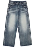 Nukty  Y2K Vintage Baggy Jeans Women Harajuku High Waist Streetwear Oversize Denim Pants Korean Gyaru Grunge Hip Hop Trousers New