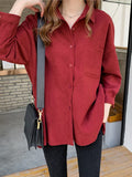 Nukty Plus Size Korean Style Blouses Long Sleeve Clothes Office Autumn Shirt Women Shirts Winter Clothes Elegant Women Blouses