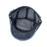 Nukty Spring Cotton Solid Newsboy Caps Flat Peaked Cap Men and Women Painter Beret Hats