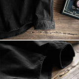 Nukty Autumn Men Shirt Long Sleeve Regular Fit Mens Casual Shirt Thick Solid Color Men's Shirts With Pockets Male Coat MY846