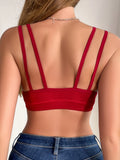 Nukty Sexy Crop Top Corset Camisole Seamless Underwear Hot Sale Fashion Women Casual Bralette Lingerie Tank Top Sexy Bras Sports Vest