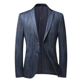 Nukty WELL DRESSED MEN Men Suit Blazer Jacket Business Casual Suit Designer Coat Autumn Spring Formal Clothes Slim Fit Blazers Jackets High Quality