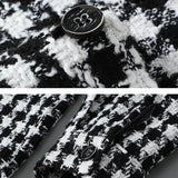 Nukty Plaid Jacket Men Plus Size 10XL Jackets Coat Spring Autumn Fashion Casual Black White Plaid Coats Male Big Size 10XL