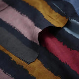 Nukty Men's Muslim Long Sleeve Cotton Striped Robes Islamic Arabian Kaftan Suit Middle East Dubai Abaya Retro Spring Clothing 2025 New