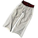 Nukty Vintage Harajuku Style Striped Casual Pants For Men And Women High Waist Straight Leg Loose Fit Hip Hop Sweatpants
