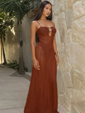 Nukty Sexy Patchwork Mesh See Through Women Long Dress Fashion Square Neck Sleeveless Slim Maxi Dresses Summer Vocation Beach Vestidos