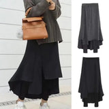 Nukty Fleece Leggings Women Skirts Pants Culotte Autumn Winter Plus Size Clothes Chubby Thermal Tights Leggins Skort Korean Casua
