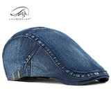 Nukty Brand Oohmy Cotton Denim Newsboy Hats Flat Ivy Gatsby Cabbie Driving Berets Hat Dad Cap for Men Women Vintage Casual Headwear
