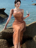 Nukty Sexy Lace Strapless Womens Dresses Elegant Off Shoulder Bodycon Birthday Party Dress Summer Slim Chic Vestidos Female Long Robe