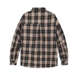 Nukty Checkered Shirt for Women Button Up Collared Plaid Shirt Blouse Female Casual Outfit